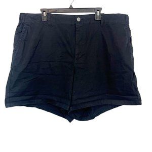 NEW Old Navy High Rise OG Chino Shorts in Black Pockets - Size 3X